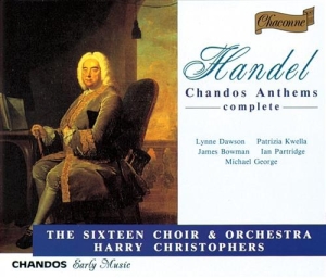 The Sixteen Harry Christophers - Händel: Chandos Anthems - Complete i gruppen CD / Klassiskt hos Bengans Skivbutik AB (5503013)