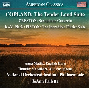 Aaron Copland Paul Creston Ulysse - Copland: The Tender Land Suite Cre i gruppen Externt_Lager / Naxoslager hos Bengans Skivbutik AB (5507169)