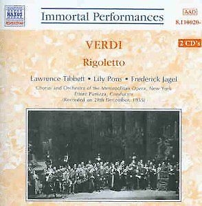 Verdi Giuseppe - Verdi:Rigoletto i gruppen VI TIPSAR / Julklappstips CD hos Bengans Skivbutik AB (5510027)