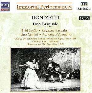 Donizetti Gaetano - Donizetti:Don Pasquale i gruppen VI TIPSAR / Julklappstips CD hos Bengans Skivbutik AB (5510028)