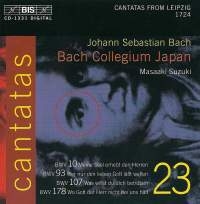 Bach Johann Sebastian - Bach Cantatas Vol 23 i gruppen Externt_Lager / Naxoslager hos Bengans Skivbutik AB (551109)