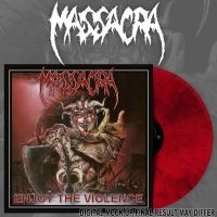 Massacra - Enjoy The Violence (Red Marbled Vin i gruppen VI TIPSAR / Fredagsreleaser / Fredag Den 16:e Februari 2024 hos Bengans Skivbutik AB (5512160)