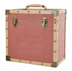 Record Storage Case - Burgandy Cloth i gruppen ÖVRIGT / Vinyltillbehör hos Bengans Skivbutik AB (5512357)