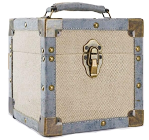 Vinyl Storage - 7 Inch 50 Record Carry Case Cream.. i gruppen ÖVRIGT / Vinyltillbehör hos Bengans Skivbutik AB (5512360)