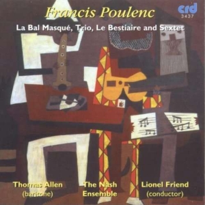 Poulenc Francis - Le Bal Masqué / Le Bestiaire i gruppen MUSIK / CD-R / Klassiskt hos Bengans Skivbutik AB (5514208)