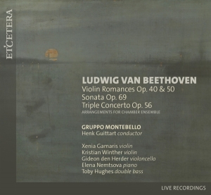 Gruppo Montobello & Henk Guittart - Beethoven: Violin Romances Op.40 & 50/Sonata Op.69/Triple Concerto Op.56 i gruppen VI TIPSAR / Fredagsreleaser / Fredag den 26:e Jan 24 hos Bengans Skivbutik AB (5514681)