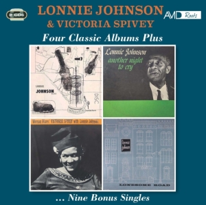 Johnson Lonnie /Spivey Victoria - Four Classic Albums Plus i gruppen VI TIPSAR / Fredagsreleaser / Fredag Den 23:e Februari 2024 hos Bengans Skivbutik AB (5516517)