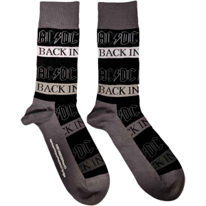 Ac/Dc - Back In Black Uni Bl Socks (Eu 40-45) i gruppen MERCH / Minsishops-merch / Ac/Dc hos Bengans Skivbutik AB (5516818)