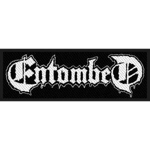 Entombed - Logo Standard Patch i gruppen MERCHANDISE / Tygmärke / Hårdrock hos Bengans Skivbutik AB (5516829)