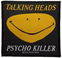 Talking Heads - Patch Psycho Killer (9,5 X 10 Cm) i gruppen MERCHANDISE / Accessoarer / Pop-Rock hos Bengans Skivbutik AB (5517860)