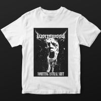 Wormwood - T/S Vomiting Astral Shit (S) White i gruppen MERCHANDISE / Accessoarer / Hårdrock hos Bengans Skivbutik AB (5518814)