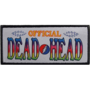 Grateful Dead - Official Dead Head Printed Patch i gruppen ÖVRIGT / MK Test 7 hos Bengans Skivbutik AB (5520462)