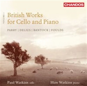 Parry / Delius / Bantock / Foulds - British Works For Cello And Piano i gruppen VI TIPSAR / Julklappstips CD hos Bengans Skivbutik AB (552047)