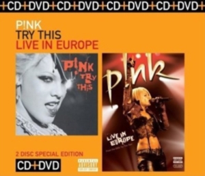 Pink - Try This / Live In Europe i gruppen VI TIPSAR / Julklappstips CD hos Bengans Skivbutik AB (5520483)