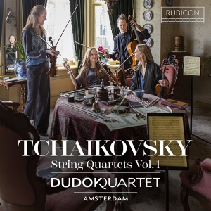 Dudok Quartet Amsterdam - Tchaikovsky: String Quartets Vol. 1 - No. 1 & 2 i gruppen VI TIPSAR / Julklappstips CD hos Bengans Skivbutik AB (5521622)