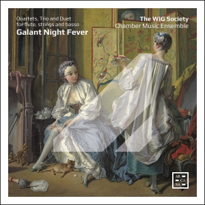 The Wig Society Chamber Music Ensem - Galant Night Fever - Quartets, Trio i gruppen CD / Klassiskt hos Bengans Skivbutik AB (5523559)