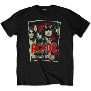 Ac/Dc - Highway To Hell Sketch Uni Bl    i gruppen MERCH / Minsishops-merch / Ac/Dc hos Bengans Skivbutik AB (5525407r)