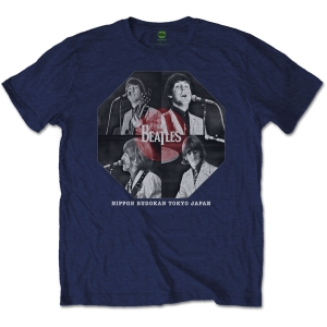 The Beatles - Budokan Octagon Uni Navy    i gruppen MERCH / T-Shirt / Rockoff_Nya April24 hos Bengans Skivbutik AB (5528333r)