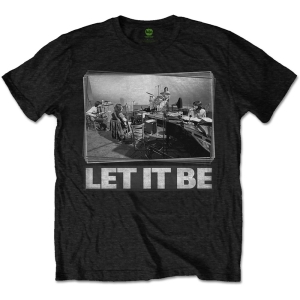 The Beatles - Let It Be Studio Uni Bl    i gruppen MERCH / T-Shirt / Rockoff_Nya April24 hos Bengans Skivbutik AB (5528342r)