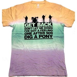 The Beatles - Get Back Gradient Uni Multi Dip-Dye    i gruppen MERCH / T-Shirt / Rockoff_Nya April24 hos Bengans Skivbutik AB (5528977r)