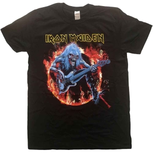 Iron Maiden - Fear Live Flames Uni Bl    i gruppen MERCH / T-Shirt / Rockoff_Nya April24 hos Bengans Skivbutik AB (5532234r)