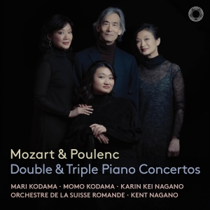 Mari Kodama Momo Kodama Karin Kei - Mozart & Poulenc: Double & Triple C i gruppen MUSIK / SACD / Klassiskt hos Bengans Skivbutik AB (5532770)