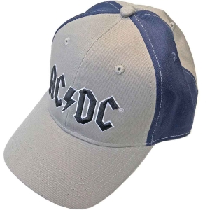 Ac/Dc - Black Logo Grey/Navy Baseball C i gruppen MERCH / Minsishops-merch / Ac/Dc hos Bengans Skivbutik AB (5532855)