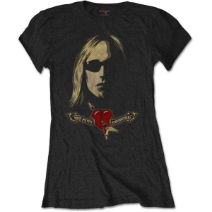 Tom Petty - Shades & Logo Lady Bl    i gruppen MERCH / T-Shirt / Rockoff_Nya April24 hos Bengans Skivbutik AB (5534168r)