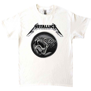 Metallica - Black Album Poster Uni Wht    i gruppen MERCH / T-Shirt / Rockoff_Nya April24 hos Bengans Skivbutik AB (5535005r)