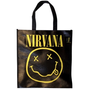 Nirvana - Yellow Smiley Bl Eco B i gruppen MERCHANDISE / Merch / Hårdrock hos Bengans Skivbutik AB (5535706)