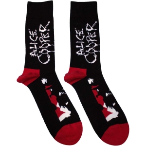 Alice Cooper - Face Uni Bl Socks (Eu 40-45) i gruppen MERCHANDISE / Merch / Hårdrock hos Bengans Skivbutik AB (5536097)