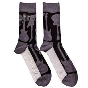 Eric Clapton - Guitars Uni Grey Socks (Eu 40-45) i gruppen MERCHANDISE / Strumpor / Blues hos Bengans Skivbutik AB (5536113)