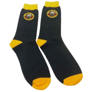 Guns N Roses - Circle Logo Uni Bl Socks (Eu 40-45) i gruppen MERCHANDISE / Strumpor / Hårdrock hos Bengans Skivbutik AB (5536117)