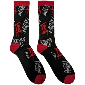 Ice Nine Kills - Logos Uni Bl Socks (Eu 40-45) i gruppen MERCHANDISE / Merch / Hårdrock hos Bengans Skivbutik AB (5536125)