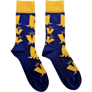 Madness - Crown & M Uni Blue Socks (Eu 40-45) i gruppen MERCHANDISE / Merch / Reggae hos Bengans Skivbutik AB (5536138)