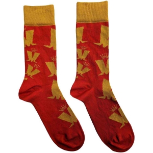 Madness - Crown & M Uni Red Socks (Eu 40-45) i gruppen MERCHANDISE / Strumpor / Reggae hos Bengans Skivbutik AB (5536139)