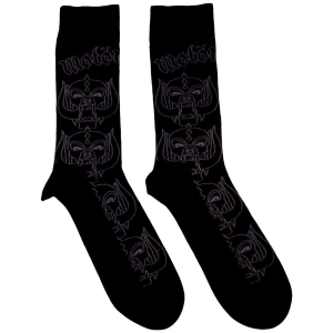 Motorhead - Warpig Outlines Uni Bl Socks (Eu 40-45) i gruppen MERCHANDISE / Merch / Hårdrock hos Bengans Skivbutik AB (5536148)