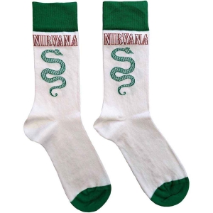 Nirvana - Serve The Ser.. Uni Wht Socks (Eu 40-45) i gruppen MERCHANDISE / Merch / Hårdrock hos Bengans Skivbutik AB (5536152)