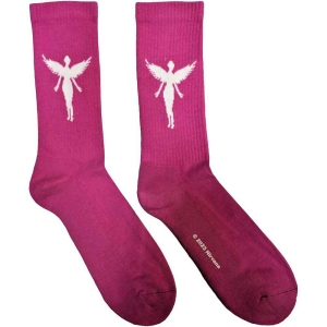 Nirvana - In Utero Wht Angel Pink Socks (Eu 40-45) i gruppen MERCHANDISE / Merch / Hårdrock hos Bengans Skivbutik AB (5536156)