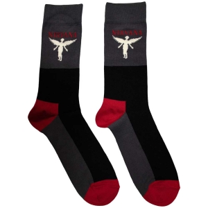 Nirvana - In Utero Uni Char Socks (Eu 39-45) i gruppen MERCHANDISE / Merch / Hårdrock hos Bengans Skivbutik AB (5536161)