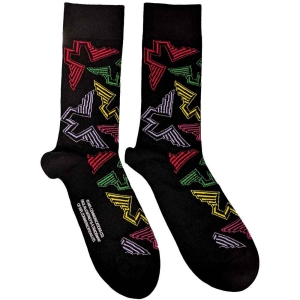 Paul Mccartney - Wings Logos Uni Bl Socks (Eu 40-45) i gruppen MERCHANDISE / Merch / Pop-Rock hos Bengans Skivbutik AB (5536169)