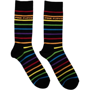 Pink Floyd - Wide Stripes Uni Bl Socks (Eu 39-45) i gruppen MERCHANDISE / Merch / Pop-Rock hos Bengans Skivbutik AB (5536175)