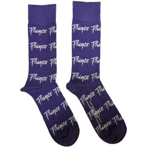 Prince - Logo Repeat Uni Purp Socks (Eu 40-45) i gruppen MERCHANDISE / Merch / RnB-Soul hos Bengans Skivbutik AB (5536178)