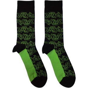 Rob Zombie - Logo Repeat Uni Bl Socks (Eu 40-45) i gruppen MERCHANDISE / Merch / Hårdrock hos Bengans Skivbutik AB (5536186)