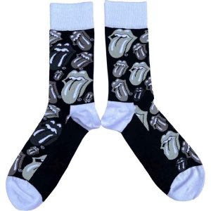 Rolling Stones - Classic Tongues Uni Bl Socks (Eu 40-45) i gruppen MERCHANDISE / Merch / Pop-Rock hos Bengans Skivbutik AB (5536189)