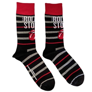 Rolling Stones - Logo & Tongue Uni Bl Socks (Eu 40-45) i gruppen MERCHANDISE / Merch / Pop-Rock hos Bengans Skivbutik AB (5536196)