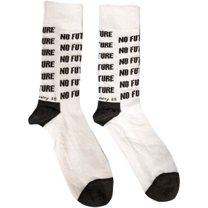 Sex Pistols - No Future Uni Wht Socks (Eu 40-45) i gruppen MERCHANDISE / Merch / Punk hos Bengans Skivbutik AB (5536198)