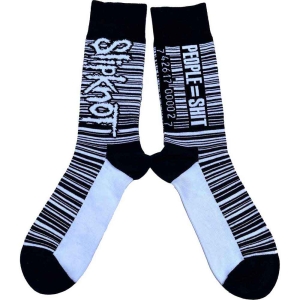 Slipknot - Barcode Uni Bl Socks (Eu 40-45) i gruppen MERCHANDISE / Merch / Hårdrock hos Bengans Skivbutik AB (5536201)