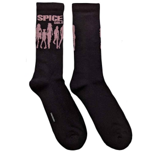 Spice Girls - Silhouette Uni Bl Socks (Eu 40-45) i gruppen MERCHANDISE / Strumpor / Pop-Rock hos Bengans Skivbutik AB (5536204)