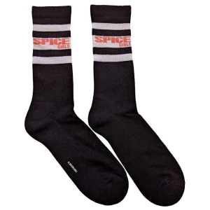 Spice Girls - Logo & Stripes Uni Bl Socks (Eu 40-45) i gruppen MERCHANDISE / Merch / Pop-Rock hos Bengans Skivbutik AB (5536205)